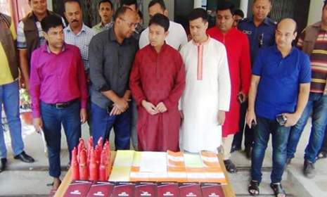 গাজীপুরে পেট্রোল বোমা ও ককটেল সহ জামায়াতের ৪৫ নেতা-কর্মী আটক